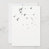 シンプルエレガント結婚式招待状 招待状 (裏面)