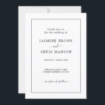 シンプルエレガント結婚式招待状 招待状<br><div class="desc">デザインシンプルとクラシックの結婚式招待状クラシック結婚式招待状とエレガントロマンチエレガントック</div>