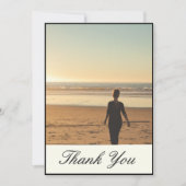 シンプルエレガント葬式 サンキューカード (正面)