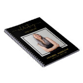 シンプルエレガント記念葬儀写真集 ノートブック (右側)