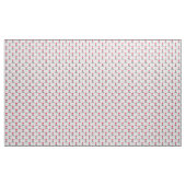 シンプルエレガント赤花柄 ファブリック (ヤード)