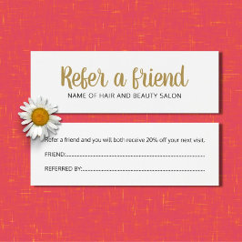 シンプルエレガント金ゴールドホワフェイクイト紹介カード