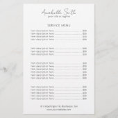 シンプルエレガント金モダン価表 (正面)