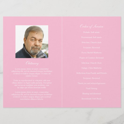 シンプルエレガント金モダン葬式 (裏面)