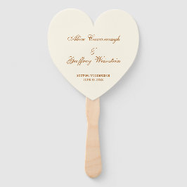 シンプルエレガント銅アイボリー結婚ズ ハンドファン