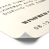 シンプルエレガント開席式 ポスター (角)