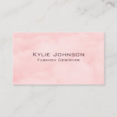 シンプルエレガント雲モノグラムパーソナライズされた事業 名刺 (正面)