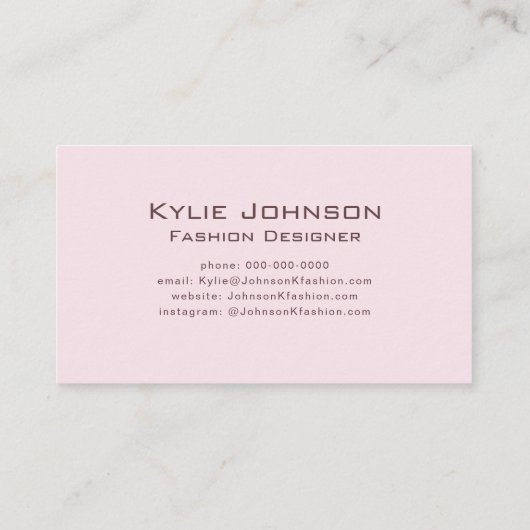 シンプルエレガント雲モノグラムパーソナライズされた事業 名刺 (裏面)