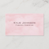 シンプルエレガント雲モノグラムパーソナライズされた事業 名刺 (正面)