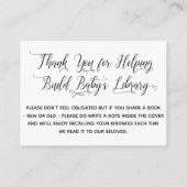 シンプルエレガント願を持参して エンクロージャーカード (裏面)