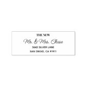 シンプルエレガント黒文字 ラバースタンプ (インプリント)