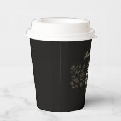 シンプルエレガント黒番30歳 紙コップ (右)