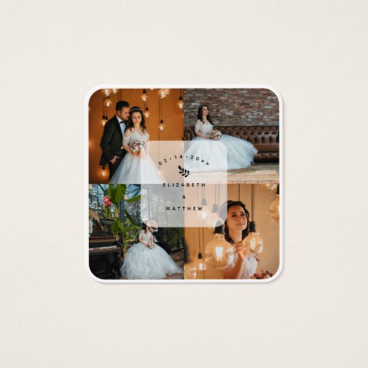 シンプルエレガント4写真集結婚の文房具 (正面)