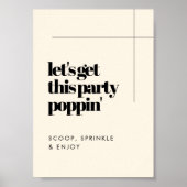 シンプルエレガント&シックこのパーティーポップピンをゲットしよう ポスター (正面)