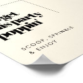 シンプルエレガント&シックこのパーティーポップピンをゲットしよう ポスター (角)