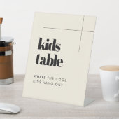 シンプルエレガント&シック結婚のキッズテーブル 台座サイン (インサイチュ)
