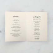 シンプルエレガント&シック結婚の折り畳みプログラム プログラム (内部)