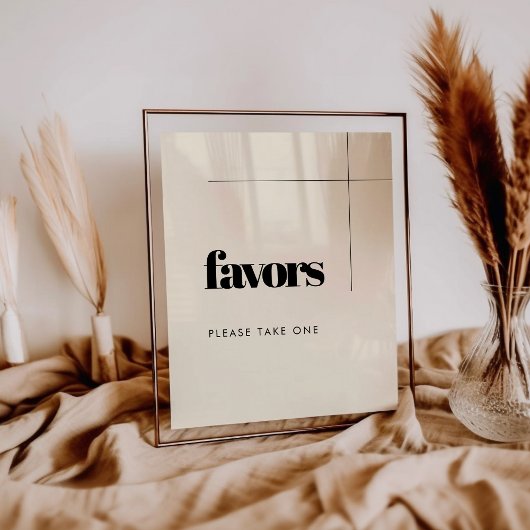 シンプルエレガント&シック結婚式の引き出物 ポスター