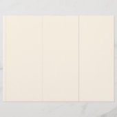 シンプルエレガント&シック・メニュー&テーブル番号3つ折 (裏面)