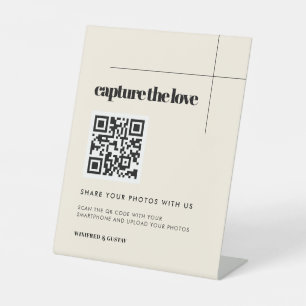 シンプルエレガント&シ結婚ックの愛を捉える 台座サイン