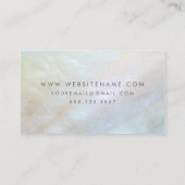 シンプルエレガント　マザーオブパール　名刺 名刺 (裏面)