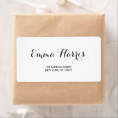 シンプルエレガント |モダンの結婚住所 シール (インサイチュ)