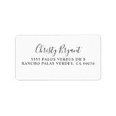 シンプルエレガント ラベル (正面)