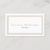 シンプルエレガント 名刺 (正面)