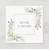 シンプルエレガント 紹介カード (正面)