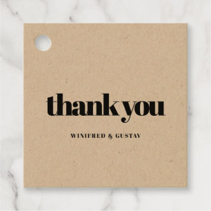 シンプルエレガント&chicありがとう フェイバータグ