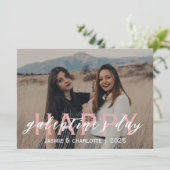 シンプルエレガントBestfriend Galentine's day シーズンカード (スタンド正面)