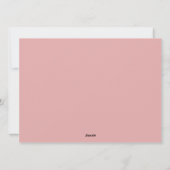 シンプルエレガントBestfriend Galentine's day シーズンカード (裏面)