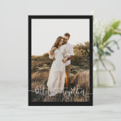 シンプルエレガントBetter Together婚約 案内状 (スタンド正面)