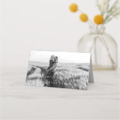 シンプルエレガントBoho結婚テーブルNo Photo Card プレイスカード (裏面)