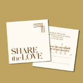 シンプルエレガントBoho Brown紹介カード 紹介カード