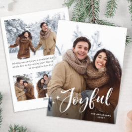 シンプルエレガントChristmas 5写真 シーズンカード