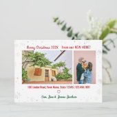 シンプルエレガントChristmas Photosの新居 案内状 (スタンド正面)