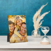 シンプルエレガントFamily Photo文字 フォトプラーク (側面)