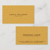 シンプルエレガントGolden Texture Background 名刺 (正面/裏面)