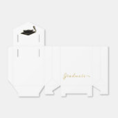 シンプルエレガントGrad Hat金ゴールド フェイバーボックス (折り畳みなし)