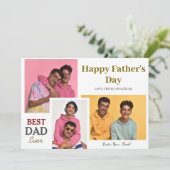シンプルエレガントHappy Father's day写真3 シーズンカード (スタンド正面)