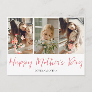 シンプルエレガントHappy mothers Day 3写真 シーズンポストカード
