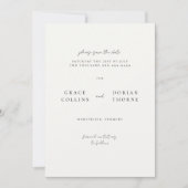 シンプルエレガントNeutral Mocha Mousse写真結婚の セーブザデート (正面)