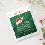 シンプルエレガントPapercut Santa Hat Merry Christmas フェイバーバッグ<br><div class="desc">シンプルエレガントカットのサンタハットメリークリスマス抱き枕</div>