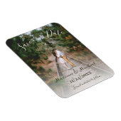 シンプルエレガントPhoto Save the Date Magnet マグネット (右側)