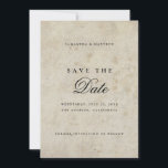 シンプルエレガントScript Vintage Wedding セーブザデート<br><div class="desc">シンプルエレガントScript Vintage Wedding日付の保存</div>