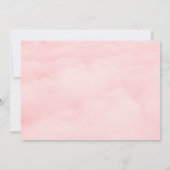 シンプルエレガントSoft Cloud my bridesmaid 招待状 (裏面)