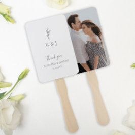 シンプルエレガントThank 結婚's Minimalist Photo ハンドファン