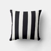 シンプルエレガントTimelessクラシック Black & White クッション (裏面)