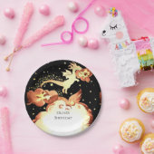 シンプルエンチャントドラゴン誕生日 ペーパープレート (パーティー)